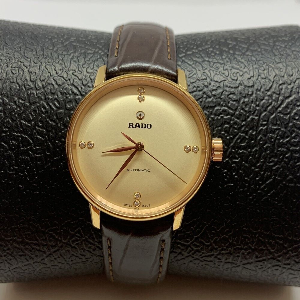 Rado Coupole Classic R22865765 Womens Champagne Dial Automatic Wrist Watch NCW51